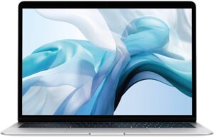2019 Apple MacBook Air avec 1.6GHz intel Core i5 (13-pouces, 8Go RAM, 128Go SSD Stockage) (AZERTY French) Argent (Reconditionné)
