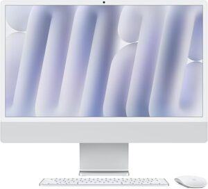 Apple iMac Ordinateur de Bureau Tout-en-Un avec Puce M4, CPU 8 cœurs et GPU 8 cœurs : Conçu pour Apple Intelligence, écran Retina 24'', 16 Go de mémoire unifiée, 256 Go de...