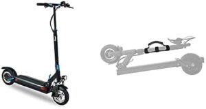 BEEPER - Max Trottinette électrique avec Alarme 10 Pouces 500W 48V FX10-G2-8 + Poignée de Transport Trottinette ou vélo Pliable ME111