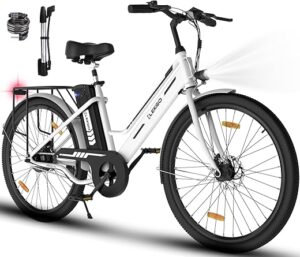 ELEKGO Vélo Électrique, 26" Vélo Électrique, Vélo Électrique Assisté par Pédale avec Batterie De 8.4Ah, 250W, Écran LCD,E Bike Ville, Adulte 35-70KM