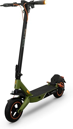 OLSSON Trottinette Electrique Adulte Mamba Lite - Moteur 850 W 48 V Puissance maximale - Batterie 10000 mAh - Jusqu'à 35 km d'autonomie - Lumières LED - Roues tubeless 10" -...