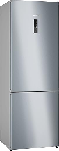Siemens KG49NXIBF iQ300 - Réfrigérateur XXL autonome avec congélateur en bas - 203 x 70 cm - Réfrigérateur 311 l - Congélateur 129 l - NoFrost, hyperFresh, BottleRack - Acier...