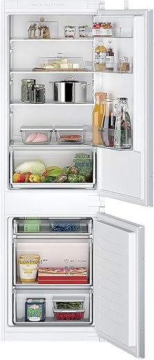 SIEMENS Réfrigérateur congélateur encastrable KI86VNSE0, IQ100, 267 litres, Low Frost