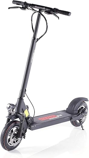 Wizzard 2.5 S - Trottinette électrique de ville - Moteur 500 W - Portée 50 km - Freins à disque hydrauliques - Pneus pneumatiques 10" pour adultes jusqu'à 120 kg - Hauteur du...
