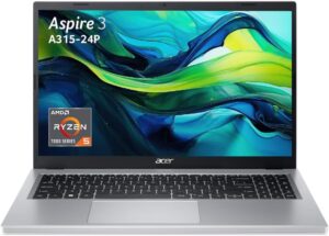 Acer Aspire 3 A315-24P-R6TR, Ordinateur Portable 15,6'' Full HD, PC Portable (AMD Ryzen 5 7520U, RAM 16 Go, SSD 512 Go, AMD Radeon Graphics, Windows 11), Laptop Gris, Clavier...