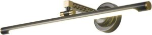 Desk Lamp Lampe de Miroir LED rétro pour Salle de Bain, éclairage Avant de Miroir de Bain Vintage 4000 K, lumières Noires pour Miroir de courtoisie avec Fonction réglable, pour...