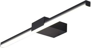 Lampe de miroir, éclairage avant de miroir, éclairage avant de miroir à LED, éclairage de miroir de salle de bains avec abat-jour en acrylique, éclairage d'armoire de miroir...