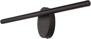 Lampes de Miroir de Salle de Bain Modernes Noires, éclairage Avant de Miroir en métal LED IP44, Lampe Murale de Bain étanche, lumières d'armoire de Miroir Blanc Neutre pour...