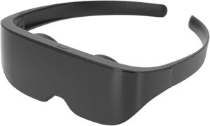 Lunettes 3D VR, Lunettes WiF VR sans Fil 4K, Lunettes Intelligentes 3D VR Légères et Rechargeables Réglables, Synchronisez Le Contenu de Votre Téléphone ou de Votre Ordinateur de